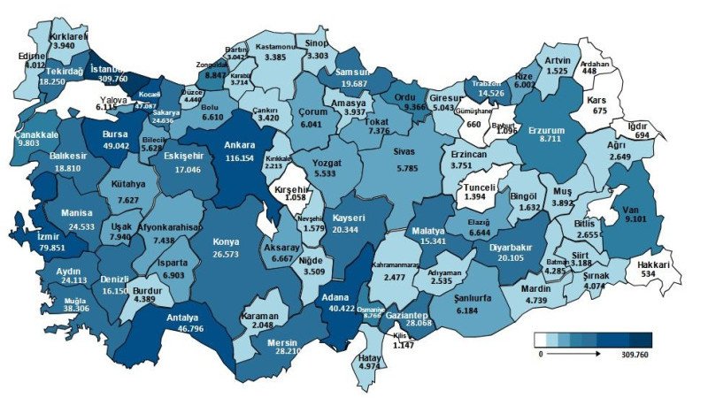 Kocaeli 5. sıraya yerleşti!