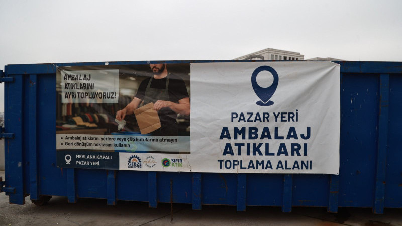 Gebze’de Pazar Yerlerinde “Atıksız Pazar” Dönemi Başladı