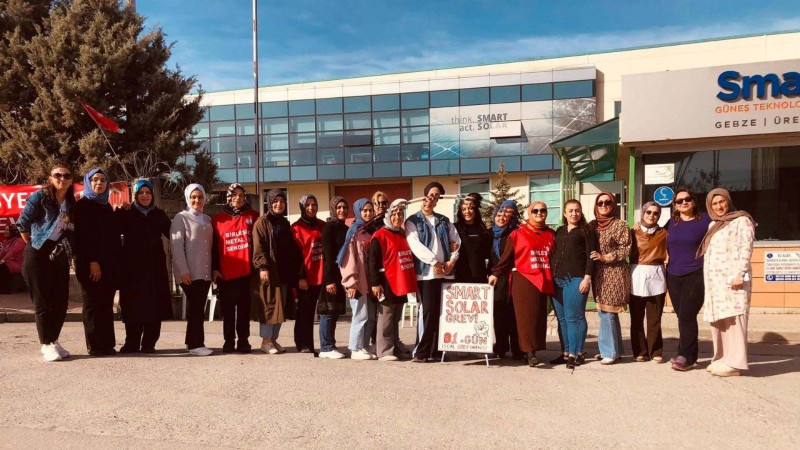 Smart Solar fabrikasında grev 83 gündür sürüyor