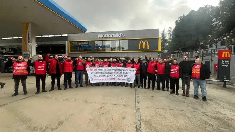 Birleşik Metal-İş Gebze 2 Nolu Şubesi’nden Havi Lojistik Grevine Destek Eylemi